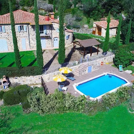 Ferienhaus In Mit Beheiztem Whirlpool Semesterbostad Montecastelli Pisano